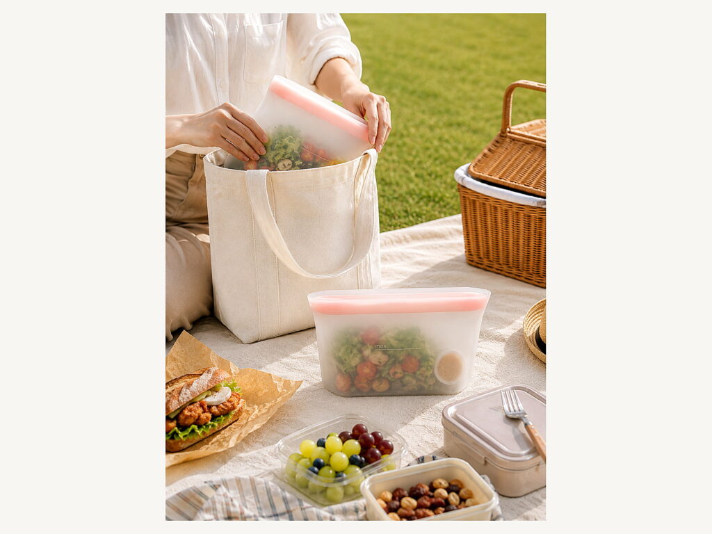 外へ持ち出す保存バッグ。食材と小物を分ける夏の準備の記事画像